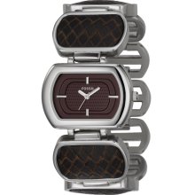 Fossil ES2296 Brown Dial Stainless-Steel Women's Watch