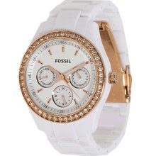 Fossil ES2869 Women's Watch with Crystal on Bezel