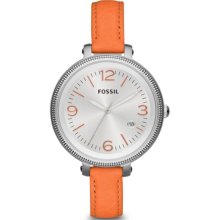 FOSSIL FOSSIL Heather Three Hand Leather Watch - Orange