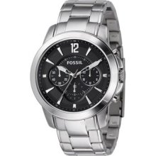 Fossil Mens Grant Stainless Steel Watch