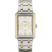 Fossil Two Tone Stainless Ladys Watch Fs4654 Low International Shipping