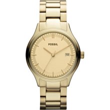 Fossil Women's Archival ES3161 Gold Stainless-Steel Analog Quartz