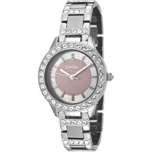 Fossil Women's Pink Dial Watch ES2189