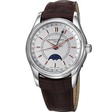 Frederique Constant Watches Men's Frederique Constant Index Silver Dia