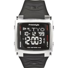 Freestyle Lopex III World Time Black Strap Black Dial Men's Watch