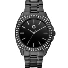 G by GUESS Oversized Glitz Black Watch