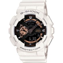 G-Shock GA110RG-7A White & Rose Gold Watch