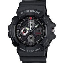 G-Shock GAC100-1A Watch One Size :: Resin Black / Black