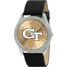 Game TimeÂ® Black Georgia Tech Glitz Series Watch