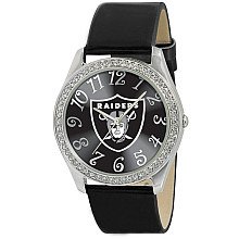 Gametime Oakland Raiders Women's Glitz Watch