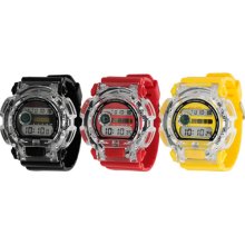 Geneva Unisex Digital Sport Watch Yellow