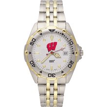 Gent's NCAA University Of Wisconsin Panthers Watch in Stainless Steel