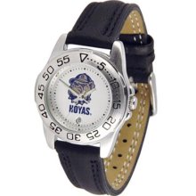 Georgetown University Hoyas Womens Leather Wrist Watch