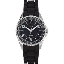 Go Women's 697720 Black Dial Soft Rubber Band Watch ...