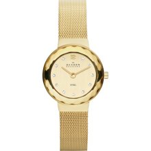 Gold Tone Steel Watch