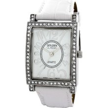 Golden Classic Women's Whimsy Flair Watch in White