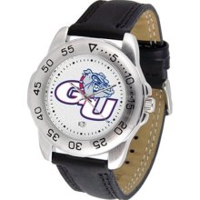 Gonzaga Bulldogs Men's Game Day Sport Leather Watch