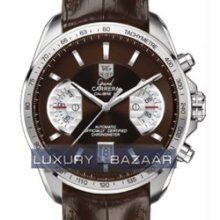 Grand Carrera Automatic Chronograph (SS / Brown / Leather )