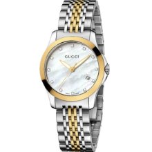 Gucci Women's G-Timeless White Dial Watch YA126513