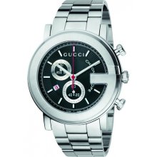 Gucci YA101309 Chronograph Guilloche Men's Watch