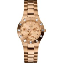 Guess U13013L1 Rose Gold Dial Rose Gold Multifunction Women's Watch