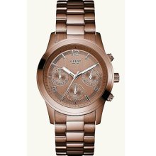 Guess Women's U14506L1 Brown Stainless-Steel Quartz Watch with Br ...