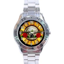 Guns N Roses Stainless Steel Analogue Menâ€™s Watch Fashion Hot