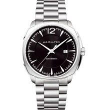 Hamilton H36515135 Watch Cushion Mens - Black Dial Stainless Steel Case Automatic Movement