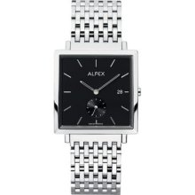 Handsome Alfex Gents Flat Line Date Watch-5749/002