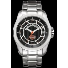 Harley Davidson Wheel Watch By Bulova 76b150