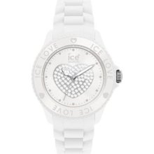 Ice-watch Women's ICE LO.WE.S.S.10 White Silicone Quartz Watch with