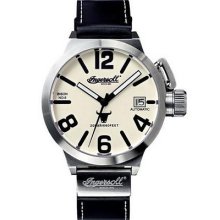 Ingersoll Men's In8900scr Bison No. 06 Black Leather Watch