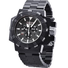 Insignum Epoche Black IP - Grey Chronograph Wrist Watch