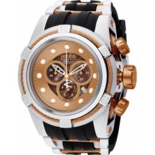 Invicta 0829 Men's Watch Reserve Bolt Zeus Chronograph Rose Gold Dial