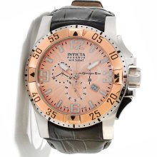 Invicta 10901 Men's Reserve Excursion Rose Gold Textured Dial Rose Gol