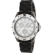 Invicta Men's 1668 Anatomic Silver Dial Black Plastic Watch