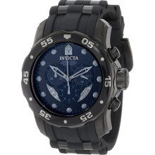 Invicta Men's 6986 Pro Diver Collection Chronograph Black Dial Black Polyurethan