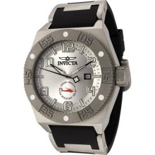 Invicta Men's I Force Silver Dial Black Polyurethane and Stainles ...