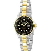 Invicta Women's 4867 Pro Diver Collection Swiss Two-Tone Steel Date Qu