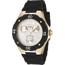 Invicta Women's Angel White Dial Black Silicon ...