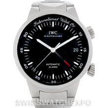 IWC GST Alarm SS Black Dial