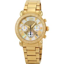 JBW Women's Victory Watch in Gold with White Dial