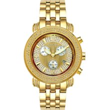 Joe Rodeo Tyler JTY1 Gold Chronograph 2.00 ct Men's Diamond Watch