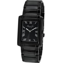 Kenneth Cole New York Men's KC9186 Slim Triple Black Tank Watch