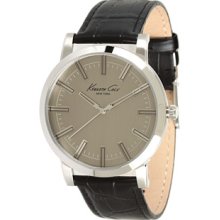 Kenneth Cole New York Men's Slim Line Stainless Steel Light Grey Dial