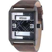 Kenneth Cole Reaction Plaid Dial Men's watch