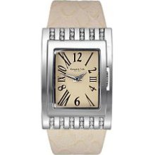 Kenneth Cole Women's Three-hand Leather Strap Watch # KC2434