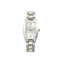 Ladies Caravelle by Bulova Silver Two-Tone Watch