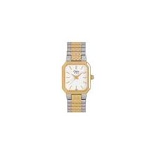 Ladies Caravelle by Bulova Square Two-Tone Watch