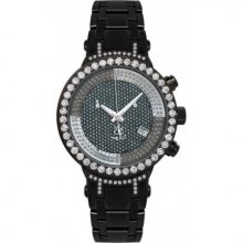 Ladies Joe Rodeo Diamond Watch 2ct Black